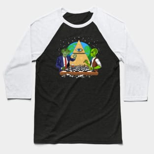 Alien Illuminati Baseball T-Shirt